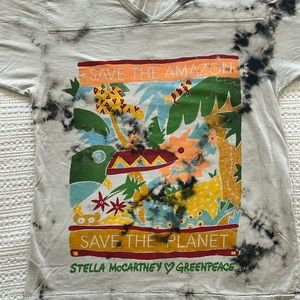 Stella McCartney X Greenpeace Tee, size 40 IT / 6 US